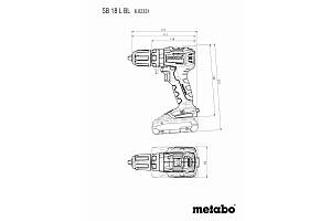 Set SB 18 L BL Аккумуляторные ударные дрели Metabo