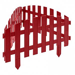 Забор декоративный &quot;Винтаж&quot;, 28 х 300 см, терракот, Россия, Palisad