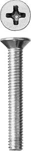 ЗУБР DIN 965, кл. пр. 4.8, M3 х 25 мм, цинк, 5 кг, винт с потайной головкой (303110-03-025)